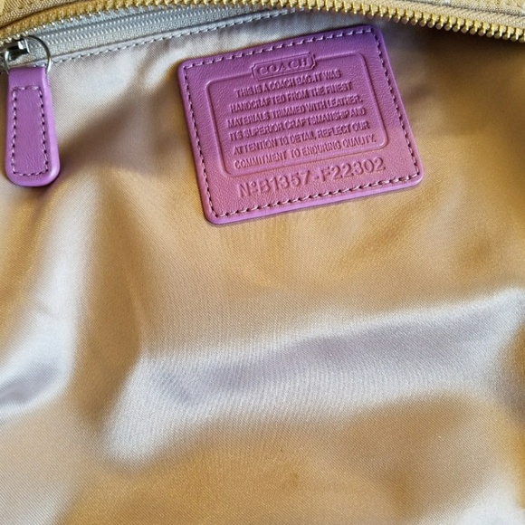 🍃MINT🍃Coach💜Kristin E/W Crossbody - Picture 5 of 8